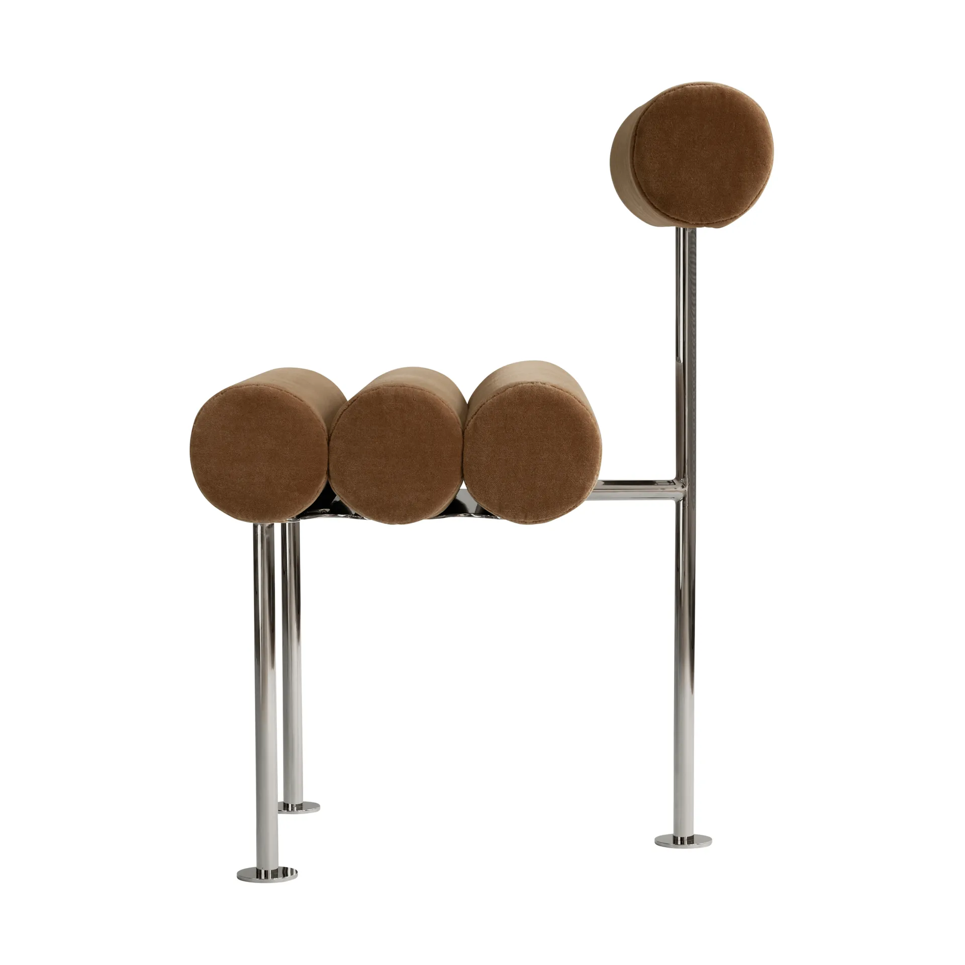 Hiro dining chair, Stainless steel-ørken 101 Copenhagen