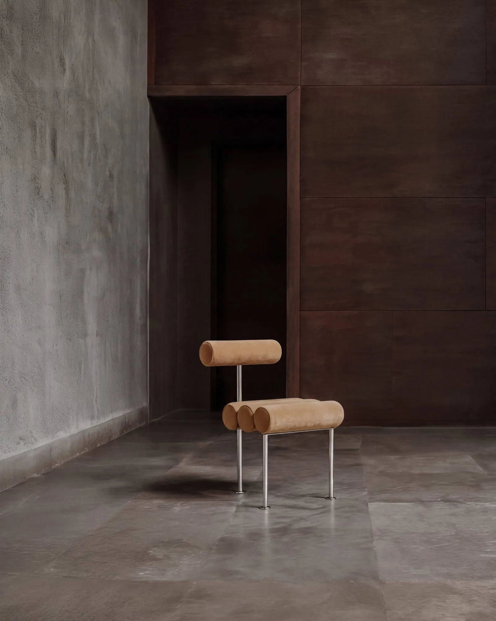 Hiro dining chair, Stainless steel-ørken 101 Copenhagen