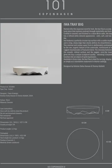 Iwa dekorasjonsbrett - Birch, Ø43 - 101 Copenhagen