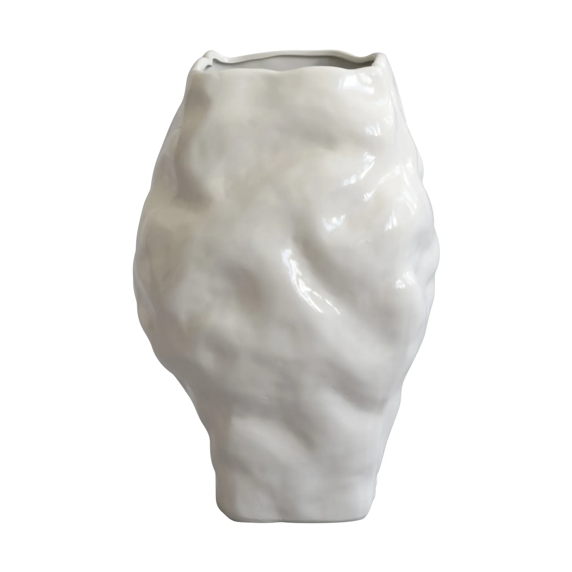 Katachi vase medium, High glaze birch 101 Copenhagen