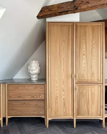 Katachi vase medium - High glaze birch - 101 Copenhagen