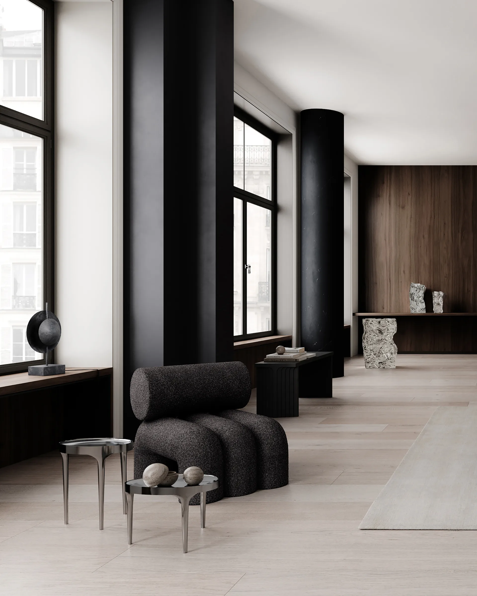 Phantom sidebord, Chrome høy 101 Copenhagen