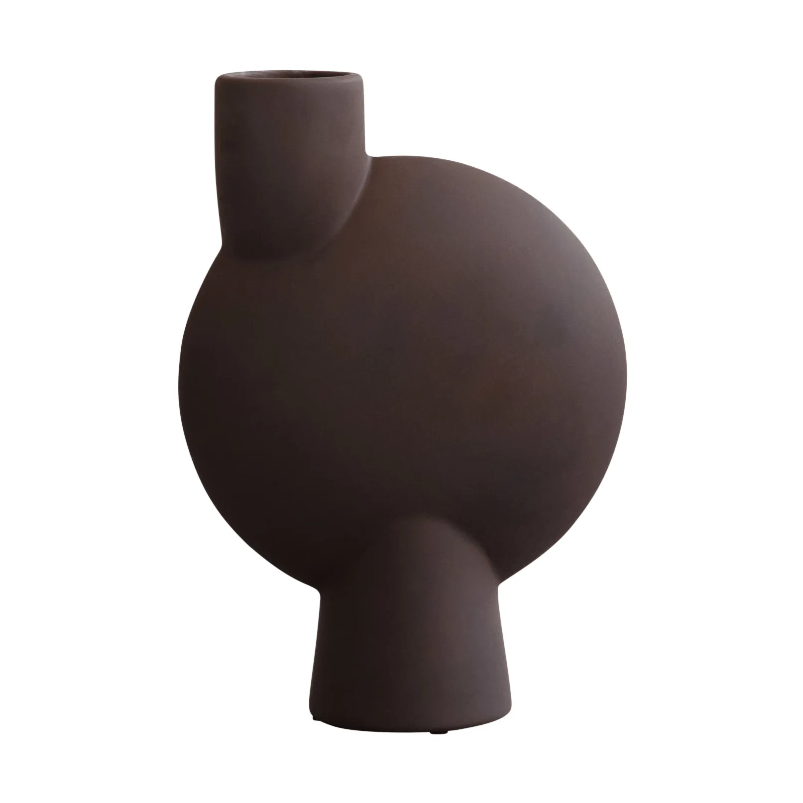 101 Copenhagen Sphere Bubl Vase Medio Chocolate brown