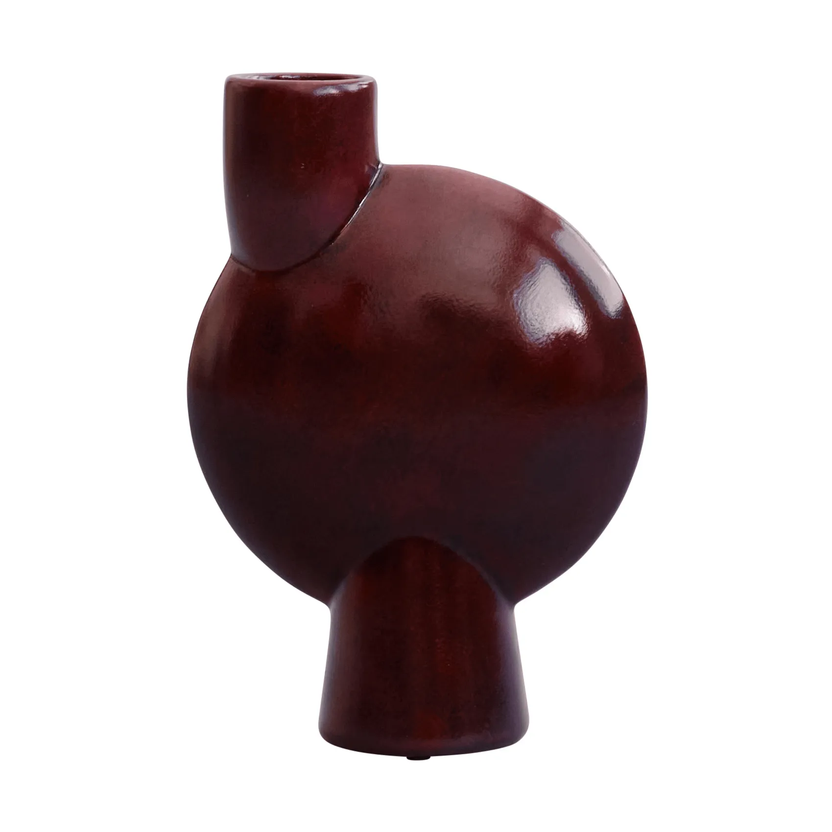 101 Copenhagen Sphere Bubl Vase Medio Maroon