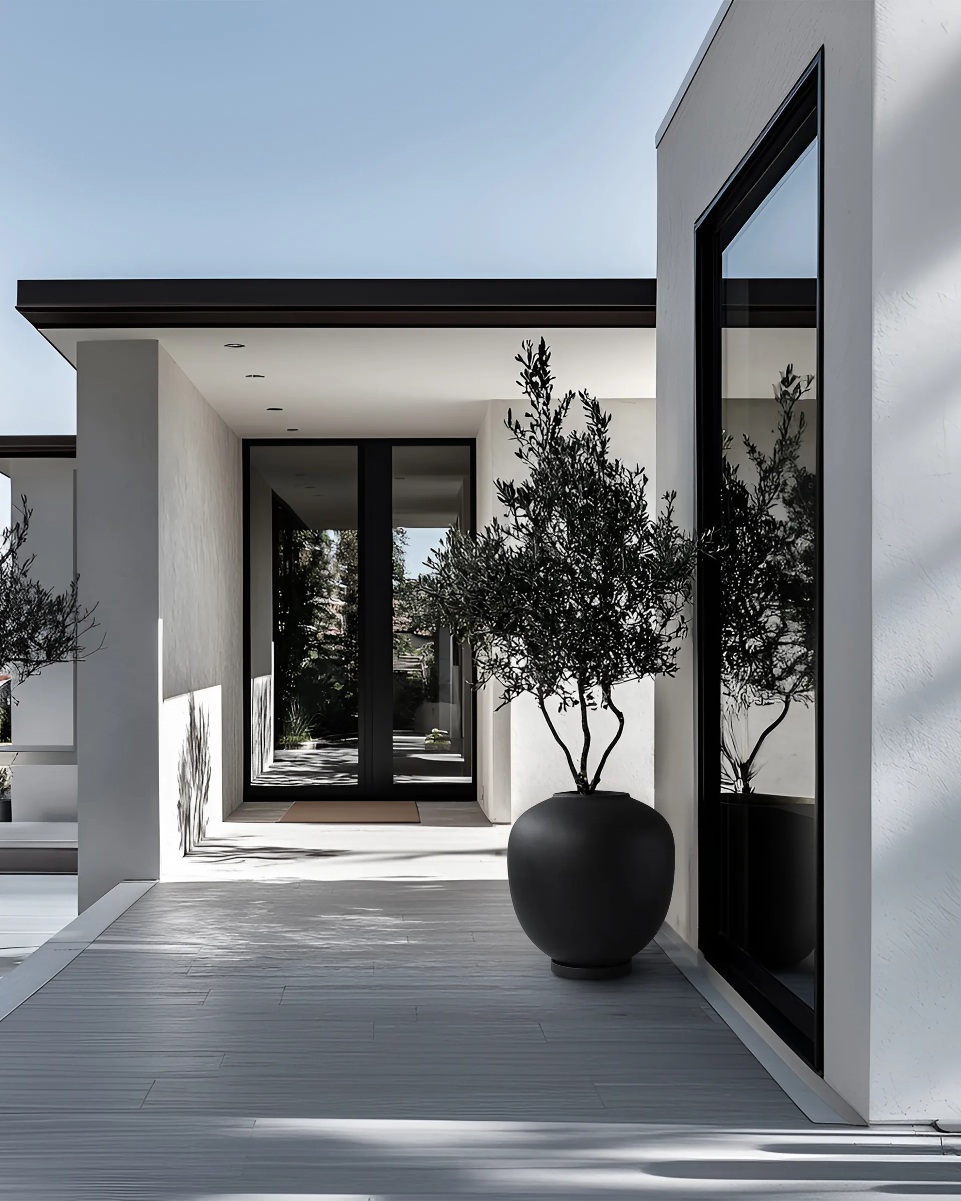 Sunao vase big 55 cm, Svart 101 Copenhagen