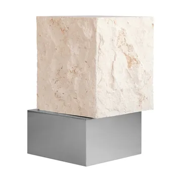 Temple sidebord tall 50x33 cm - Chrome-limestone - 101 Copenhagen