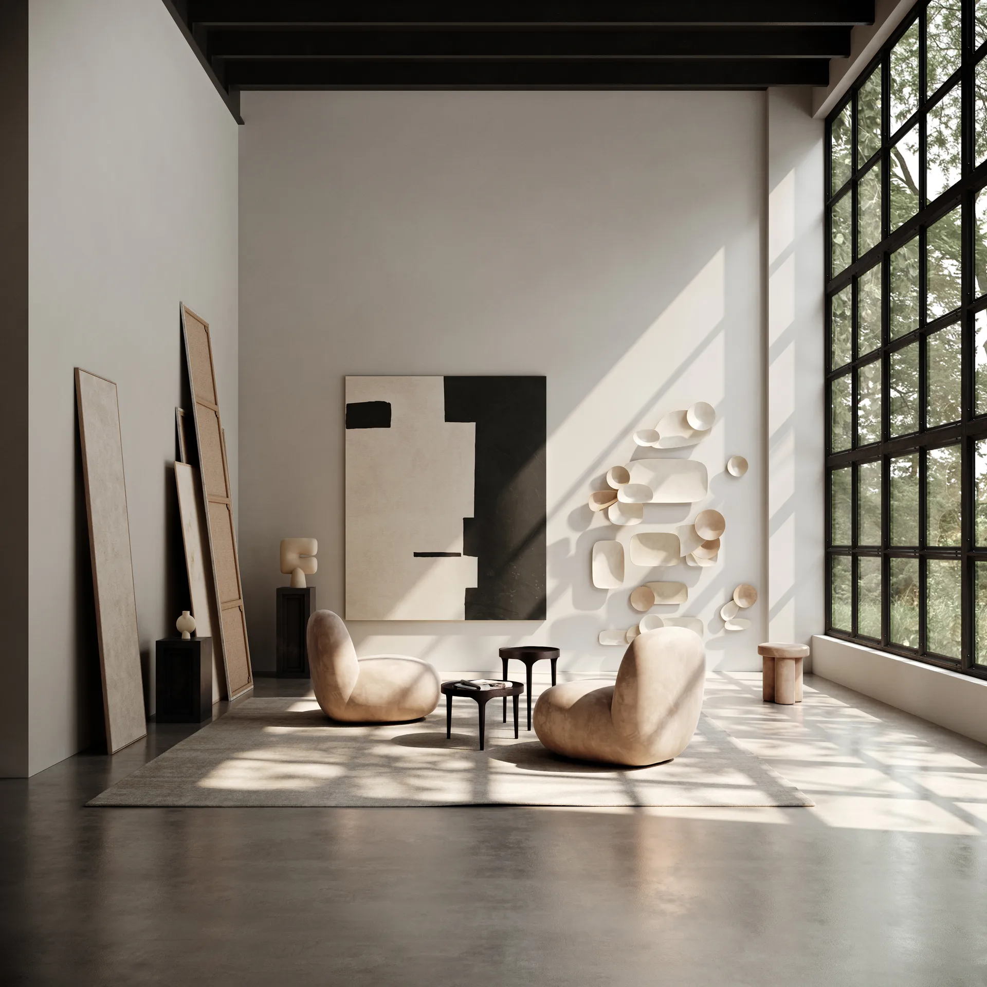 Toe Chair Flat lenestol 92x75 cm, Nubuck 101 Copenhagen