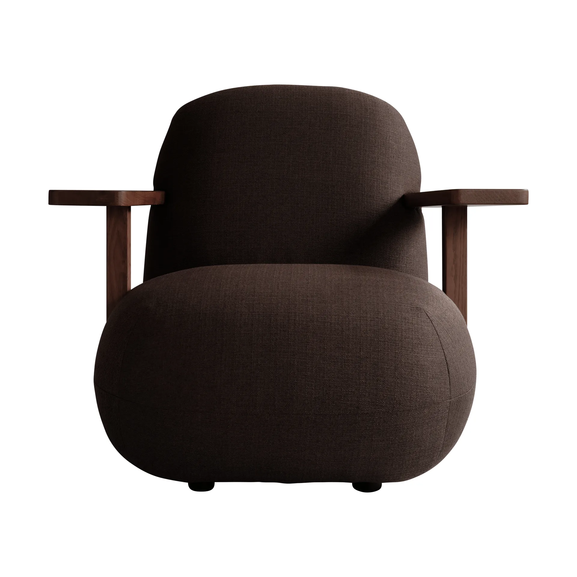 Toe chair lenestol med armlener, Classic brown oak-mørk brun 101 Copenhagen