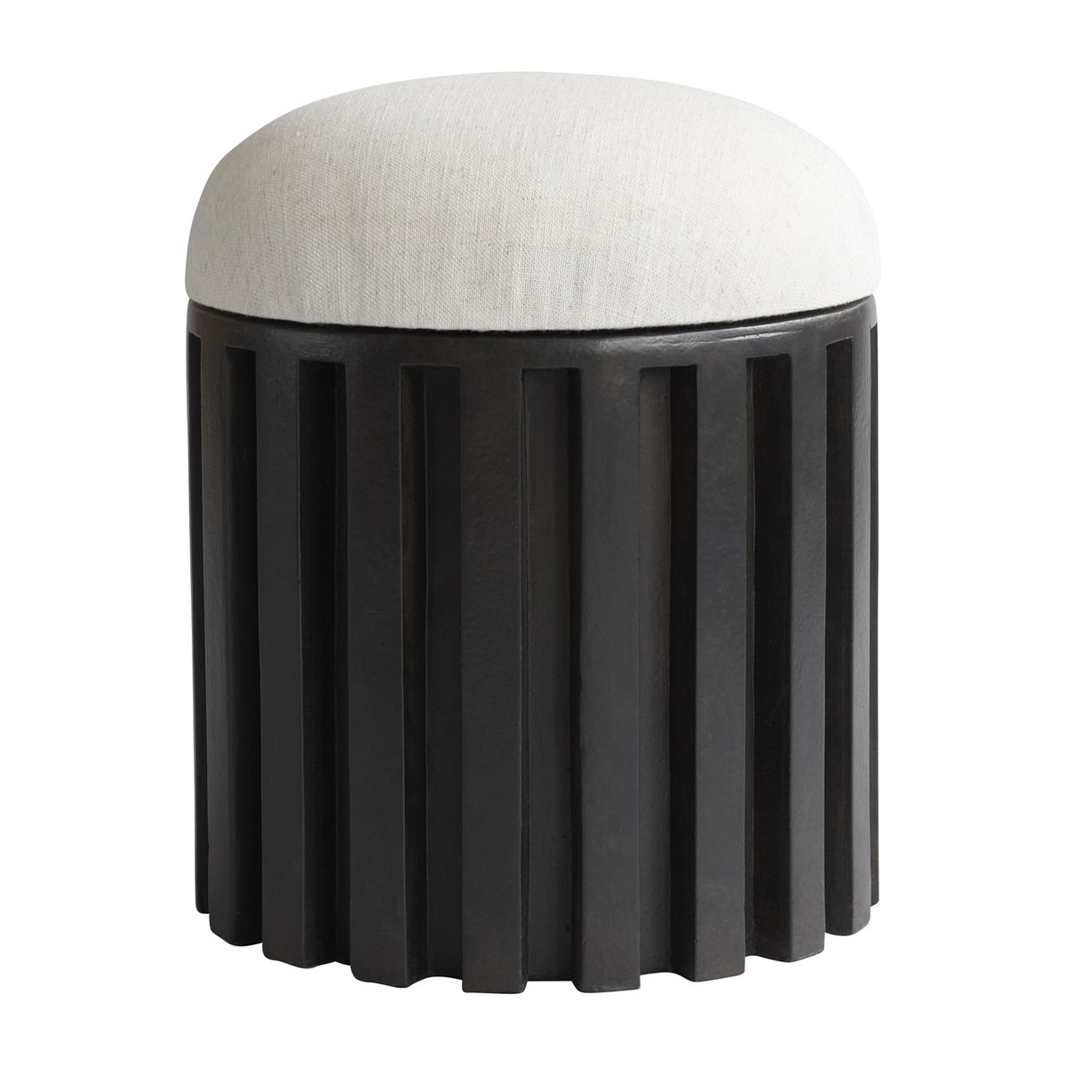 101 Copenhagen Tribu puff lin Coffee-white chalk