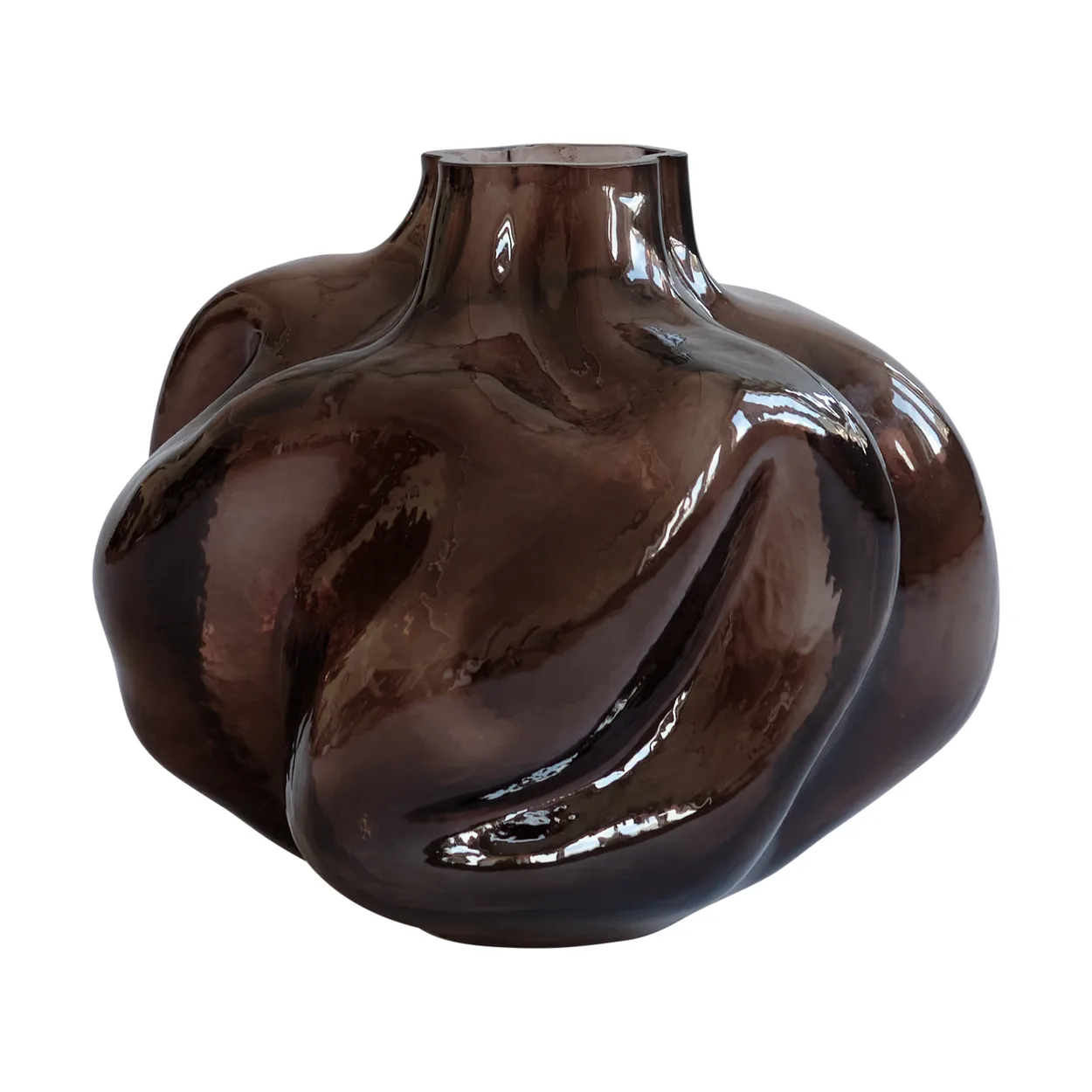 101 Copenhagen Wabi Medio vase 28 cm Smoked forest