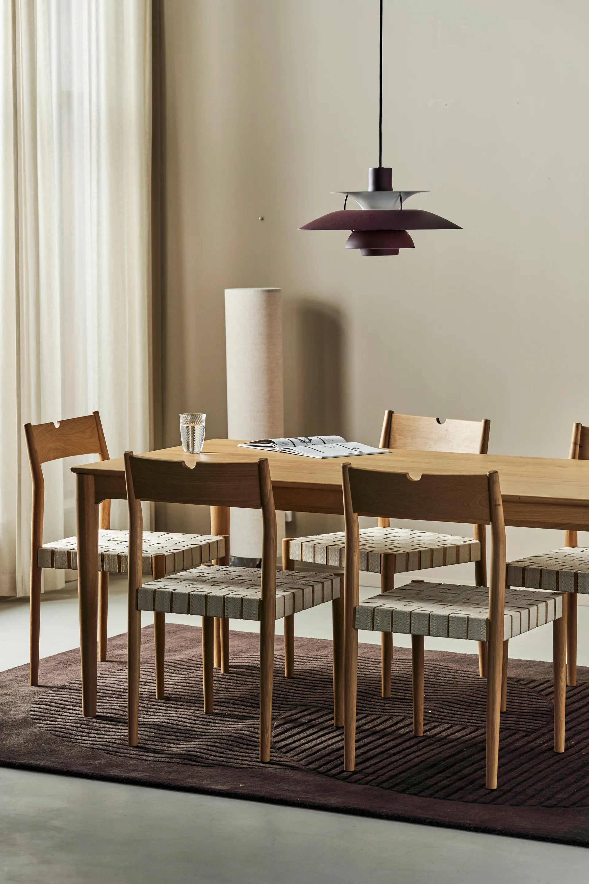 Ekåsen spisebord 90x180 cm, Laquered oak 1898