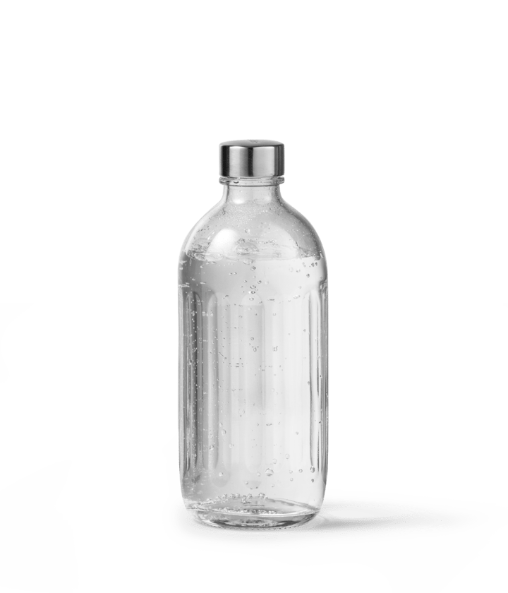 Carbonator Pro flaske til kullsyremaskin, Glass-børstet stål Aarke