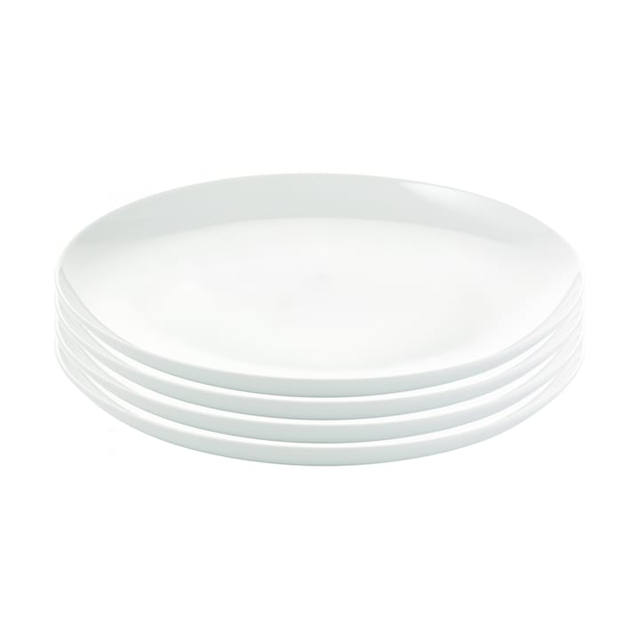 Atelier tallerken Ø25 cm 4-pakn. - Superhvit - Aida