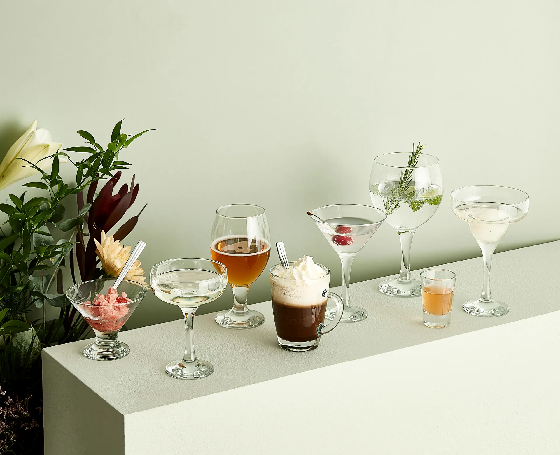 Café champagneskål 23,5 cl, Klar Aida