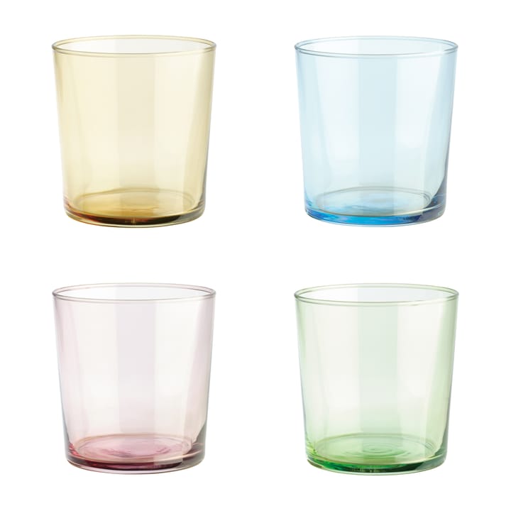 Café drikkeglass multi - 4-pakning - Aida