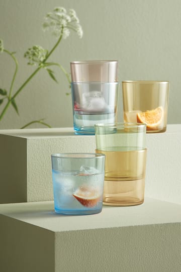 Café drikkeglass multi - 4-pakning - Aida