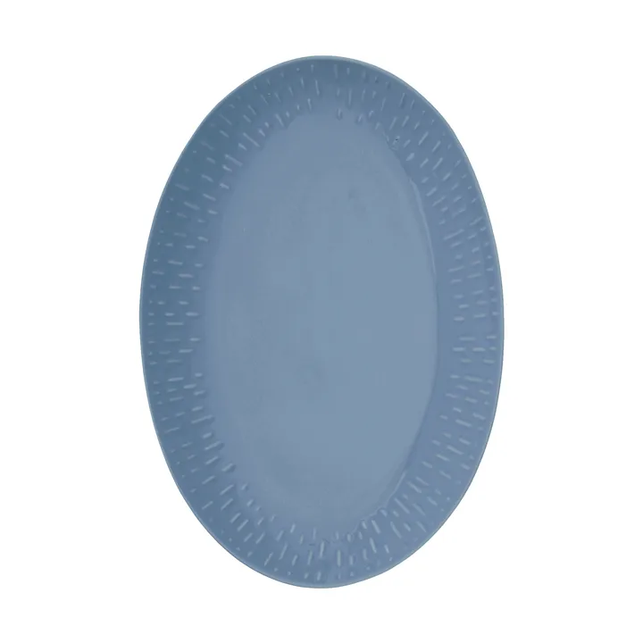 Confetti ovalt fat - Blueberry, 25,5×36 cm - Aida