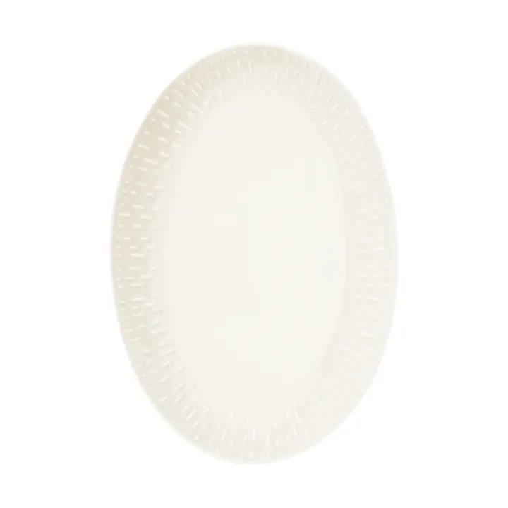 Confetti ovalt fat - Vanilla, 25,5×36 cm - Aida