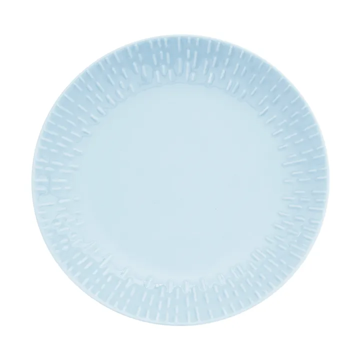 Confetti tallerken - Aqua, Ø21 cm - Aida