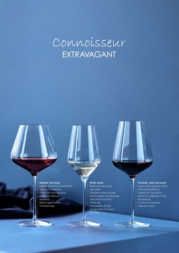 Connoisseur Extravagant hvitvinsglass 40,5 cl 4-pakning - Clear - Aida