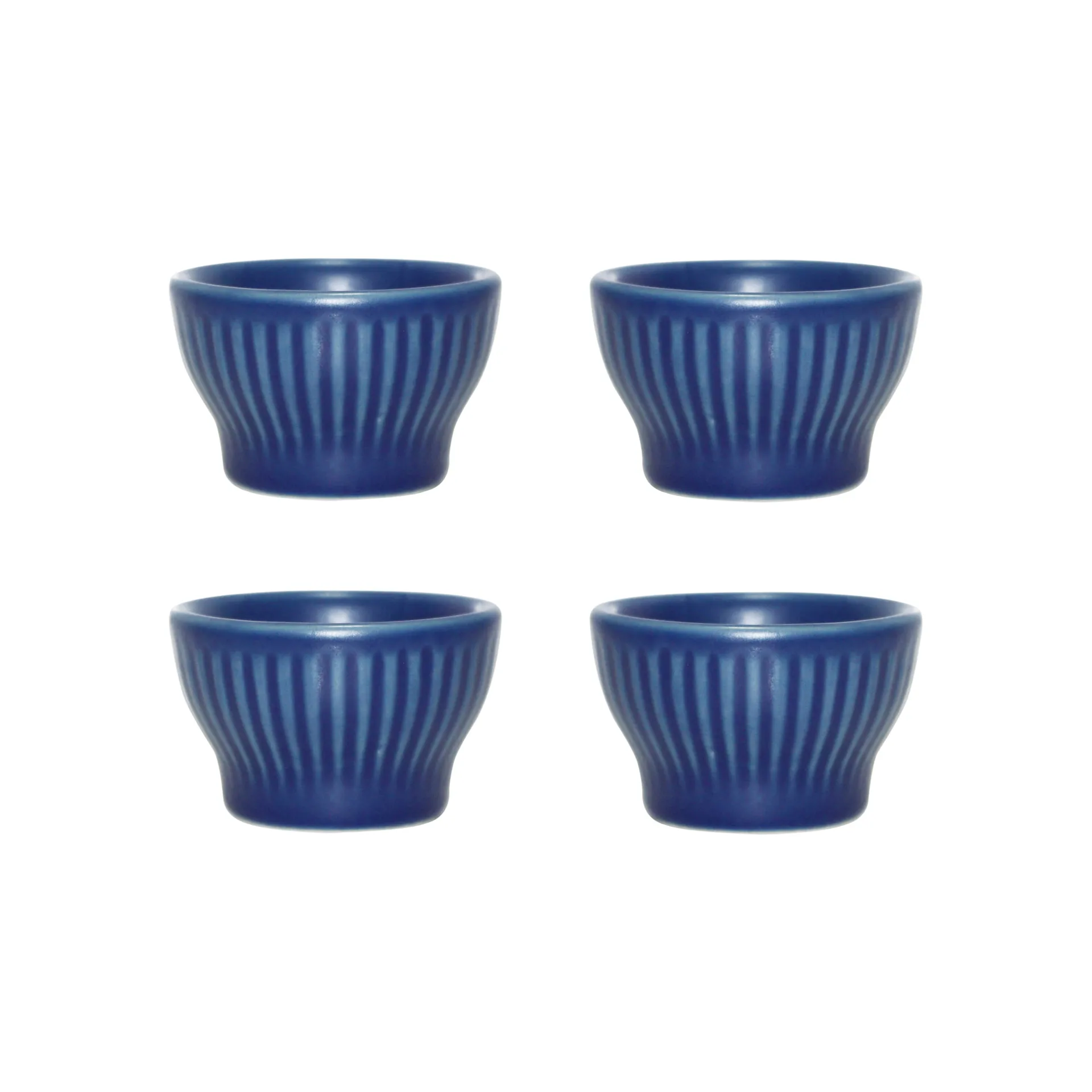 Groovy eggeglass 4-pakning, Blue stoneware Aida
