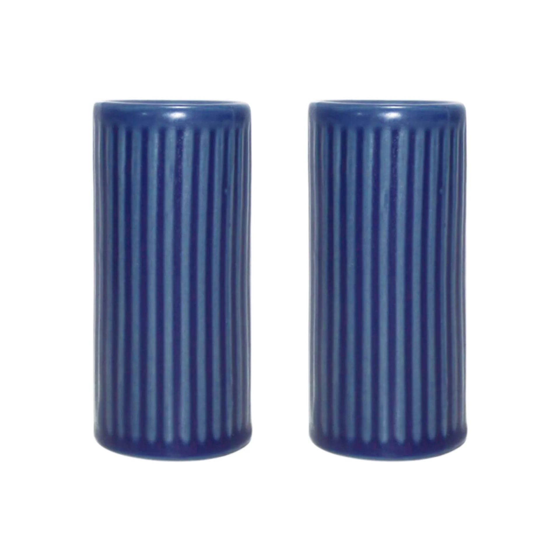 Groovy salt- og pepperkar, Blue stoneware Aida