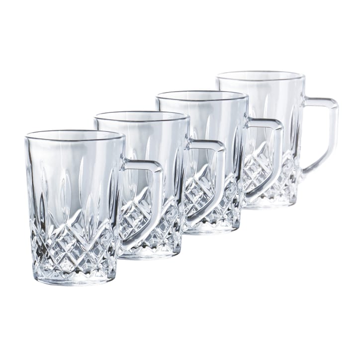 Harvey kaffeglass med hank 27,5 cl 4-stk., Klar Aida