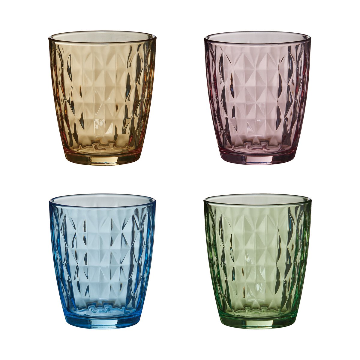 Aida Mosaic drikkeglass 34 cl 4-pakning Multi