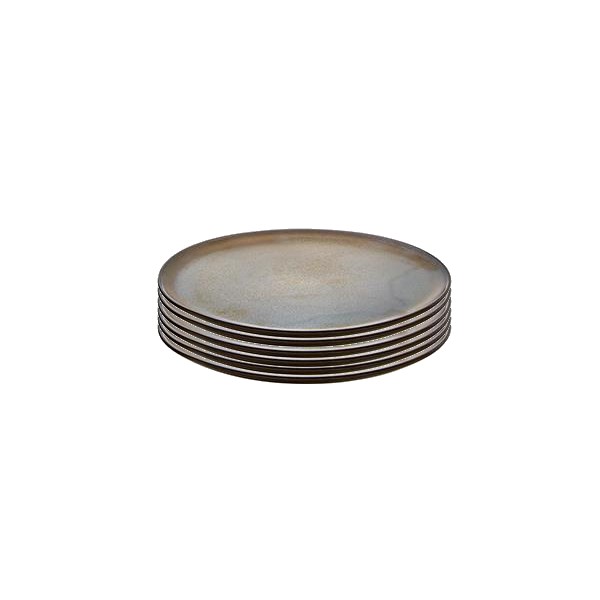 Aida Raw desserttallerken Ø20 cm 6-pakning Brown