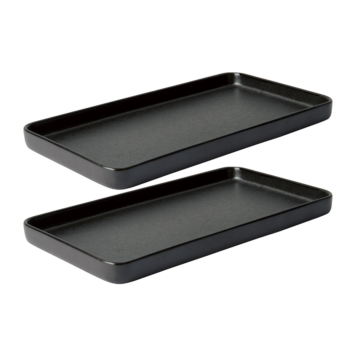 Aida Raw fat 18x34 cm 2-stk. Titanium Black