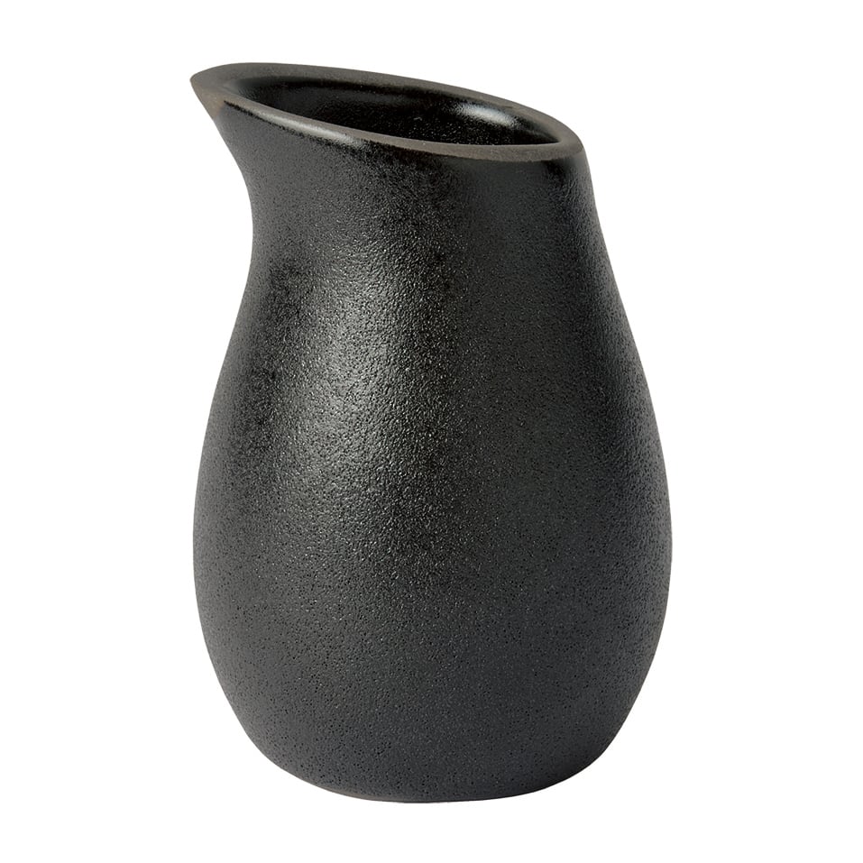Aida Raw fløtemugge keramikk 20 cl Titanium Black