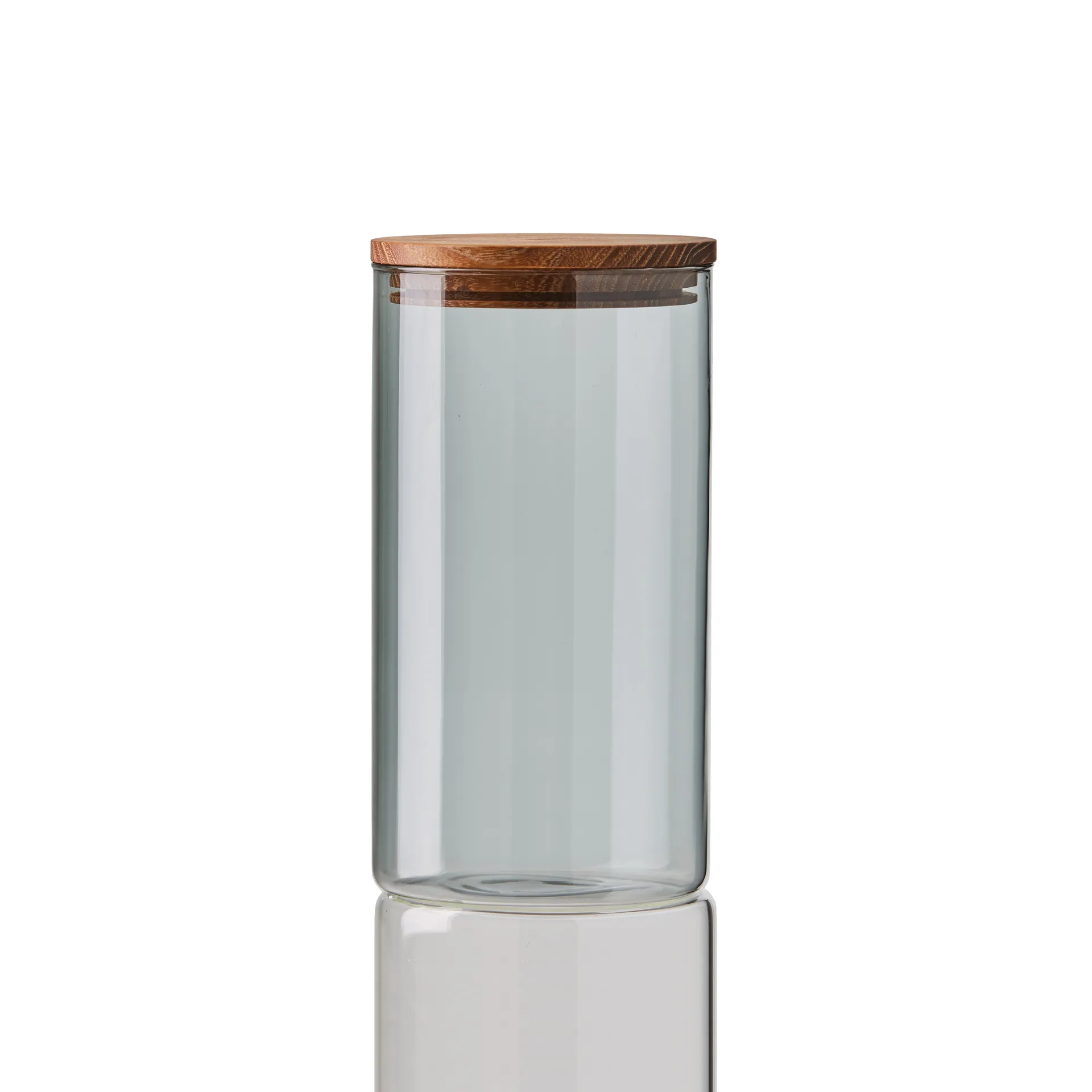 Raw glasskrukke med trelokk, medium Aida