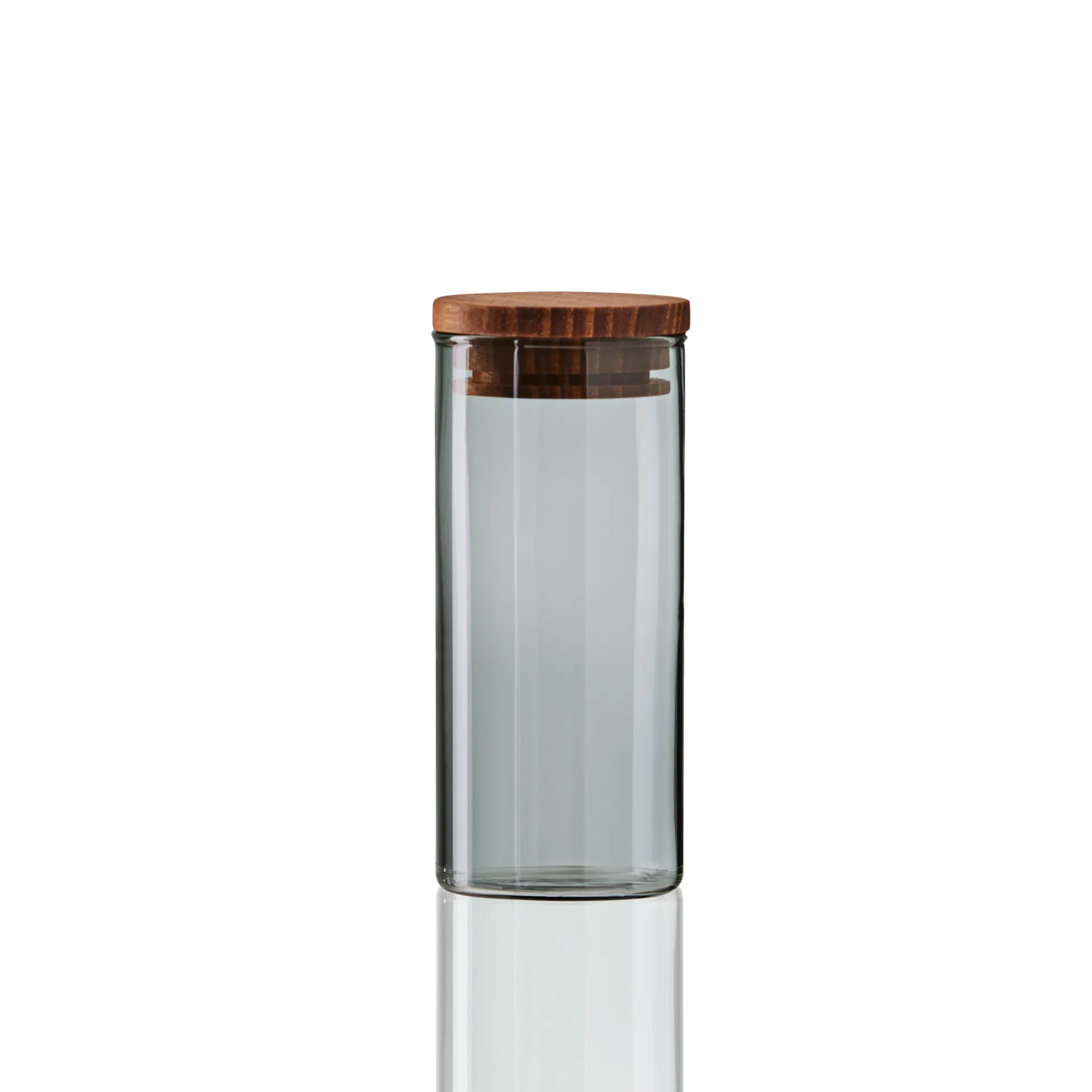 Raw glasskrukke med trelokk, mini Aida