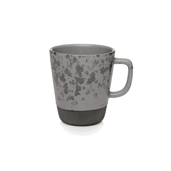 Raw kopp med hank 30 cl, grå med prikker Aida