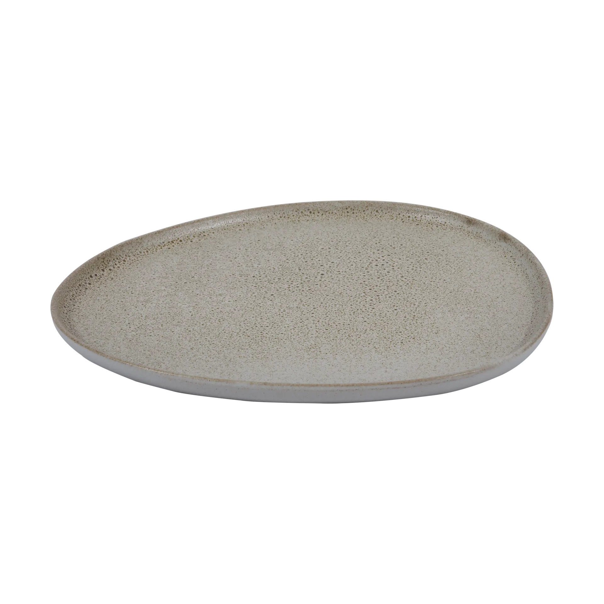 Raw Organic tallerken 29 x 25 cm, Sandy beige Aida