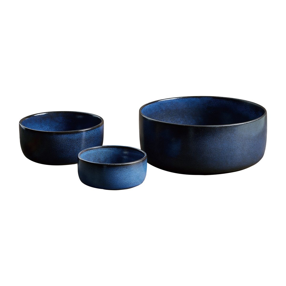 Aida Raw skål 3 deler Midnight blue