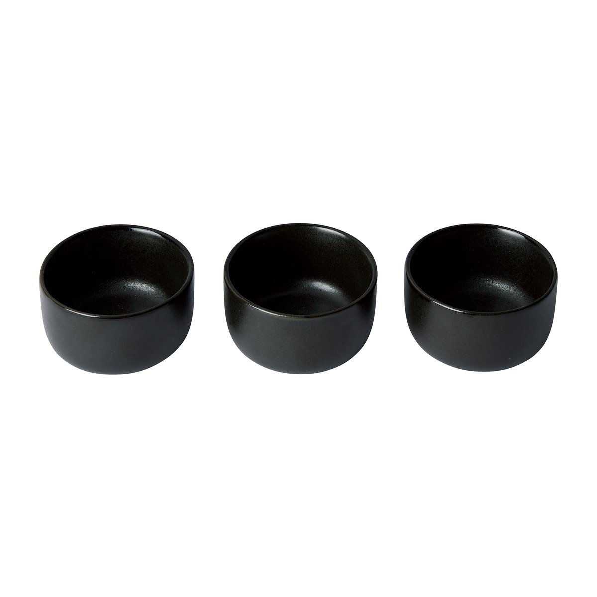 Aida Raw skål mini Ø7,5 cm 3-stk. Titanium Black