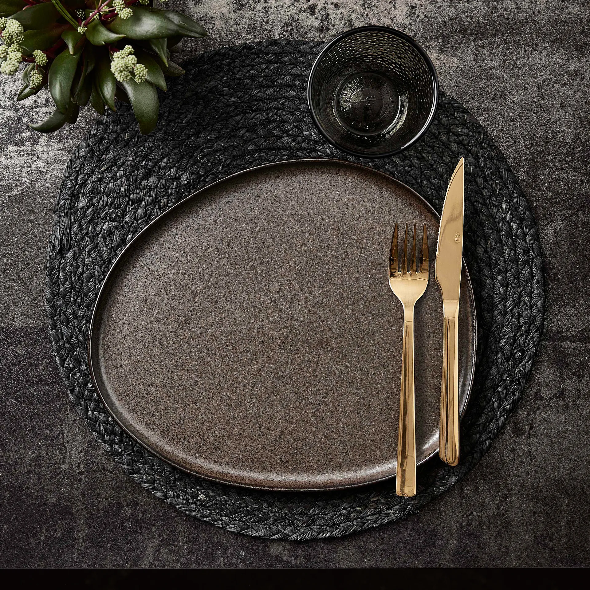 Raw spisegaffel 4-pakning, Gull Aida