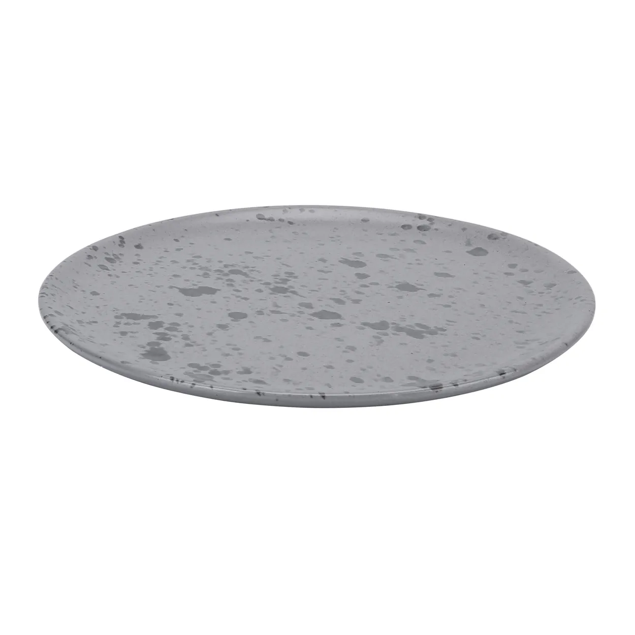 Aida Raw tallerken Ø20 cm grå med prikker