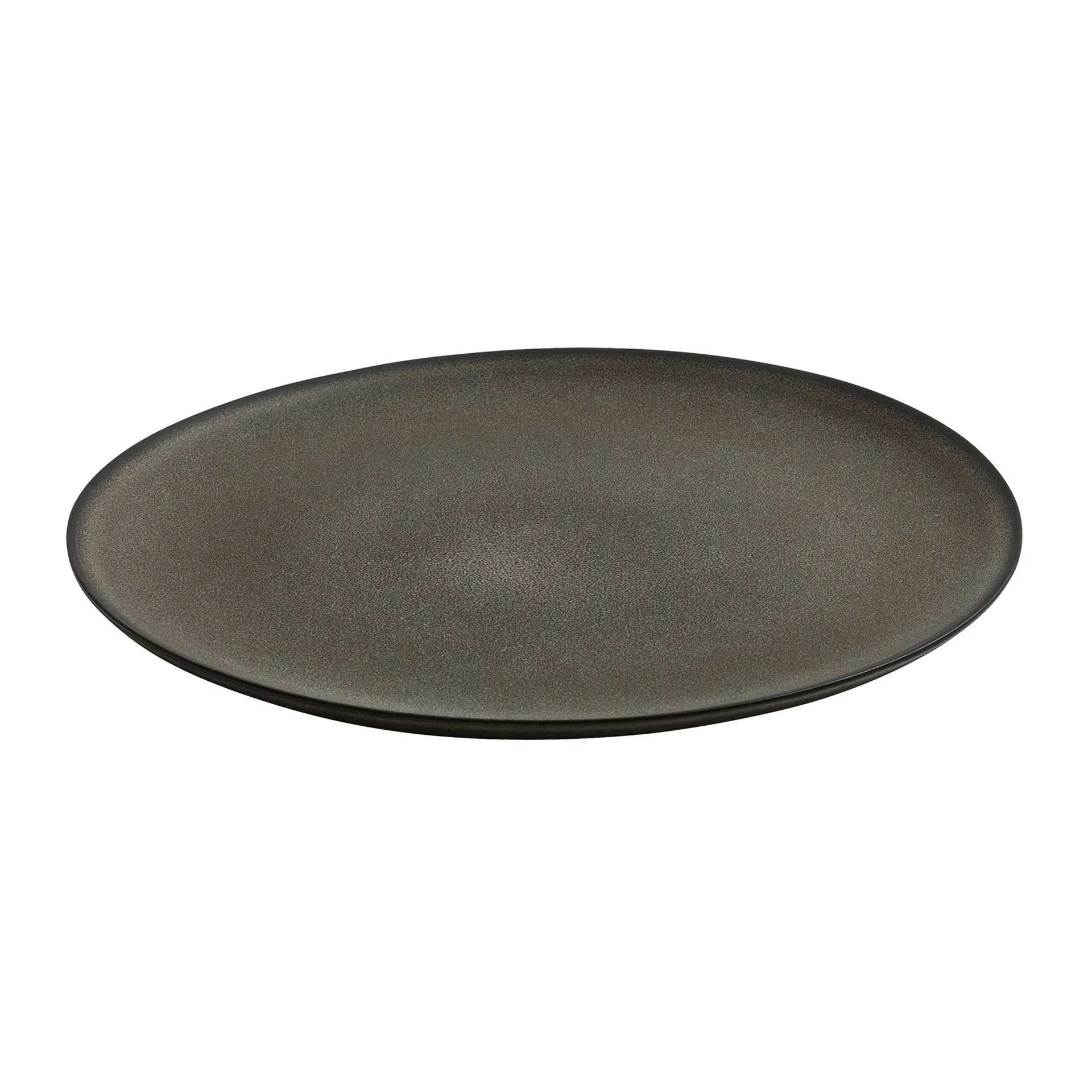 Raw tallerken Ø23 cm, Forest brown Aida
