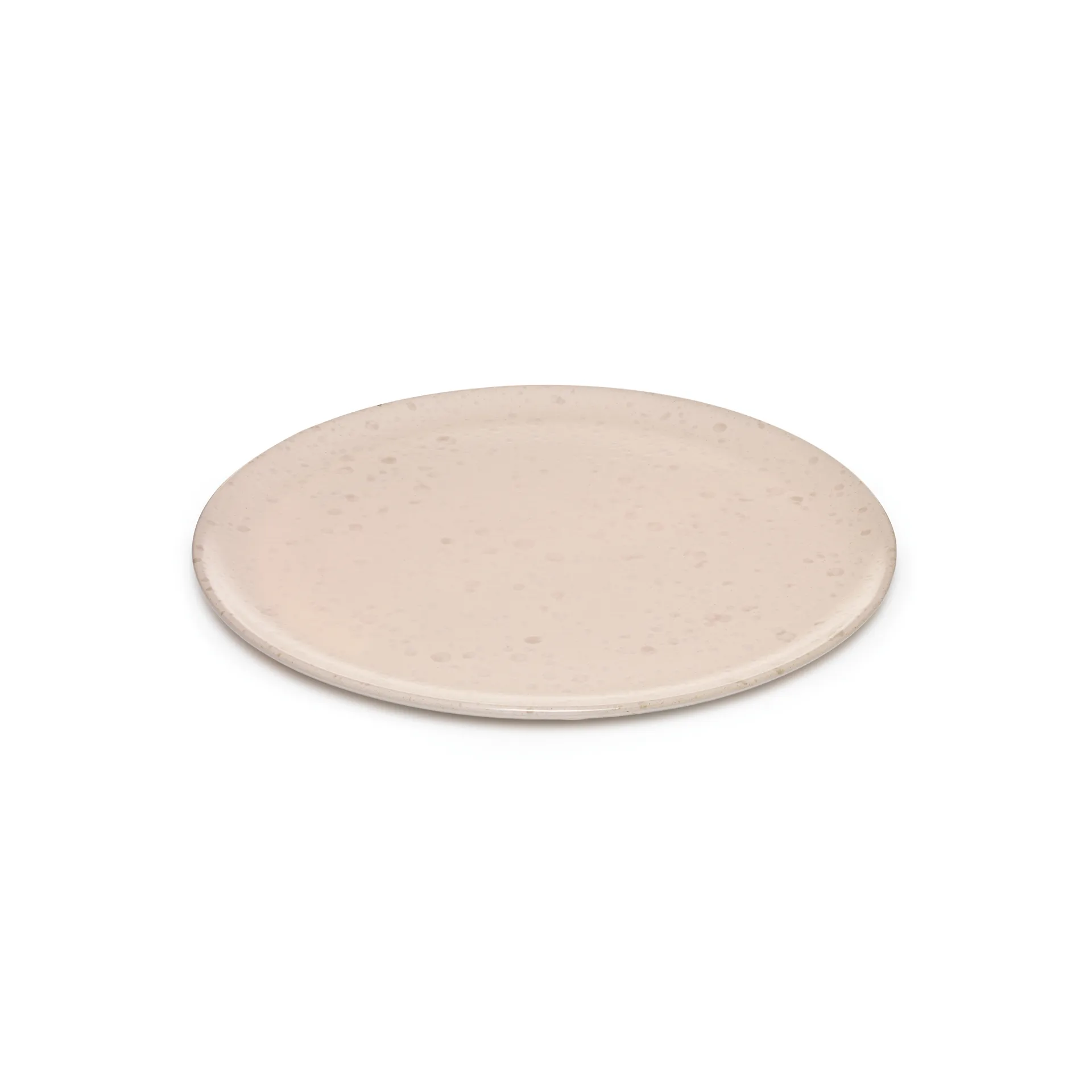 Raw tallerken 23 cm, nude med prikker Aida
