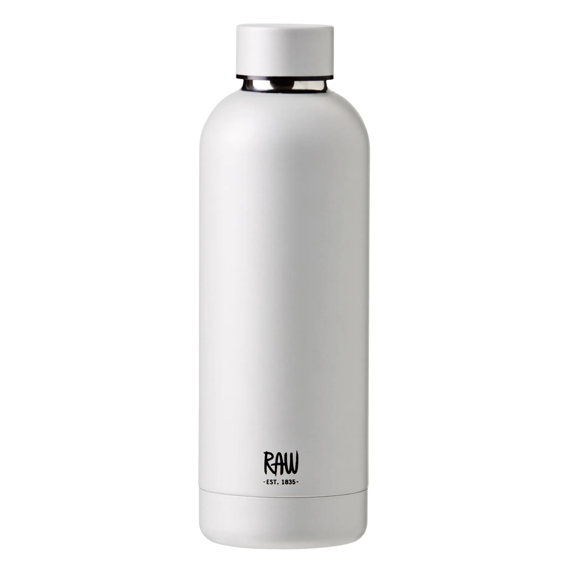 Raw termoflaske 0,5 l, metallic sølv Aida