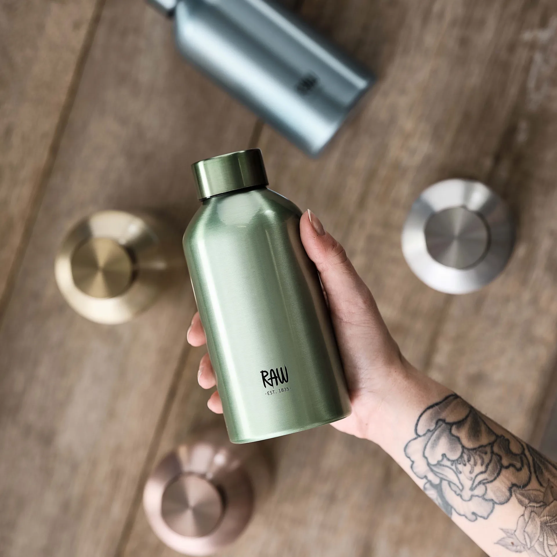 Raw To Go aluminiumflaske 0,5 L, Copper Aida