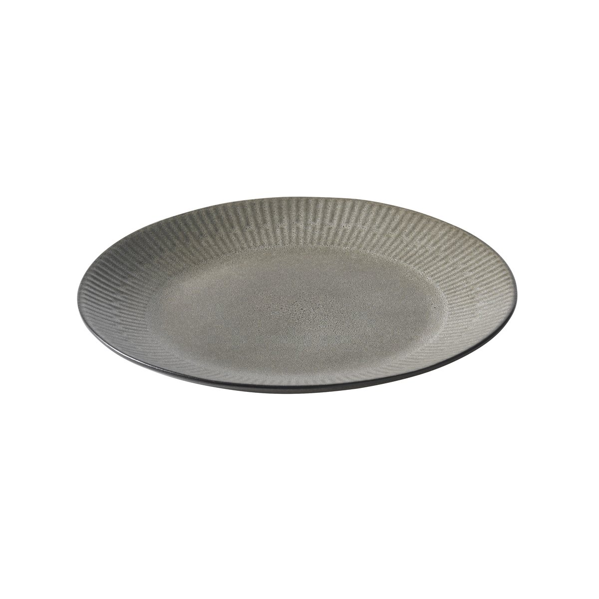 Aida Relief tallerken 22 cm grå