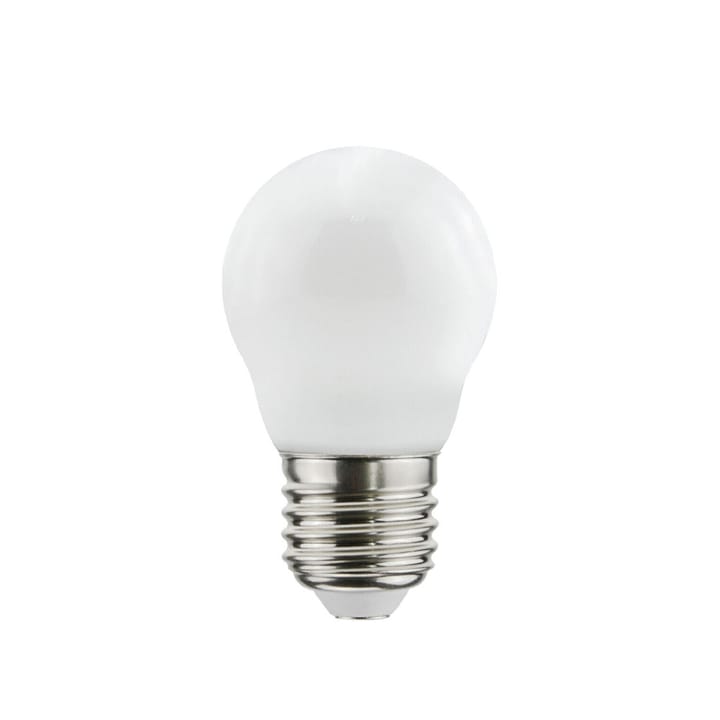 Airam Filament LED dim to warm-Globe E27 lyspære, opal, P45 E27, 5W Airam