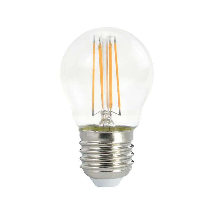Airam Filament LED globe lyspære, klar, dimbar E27, 4W Airam