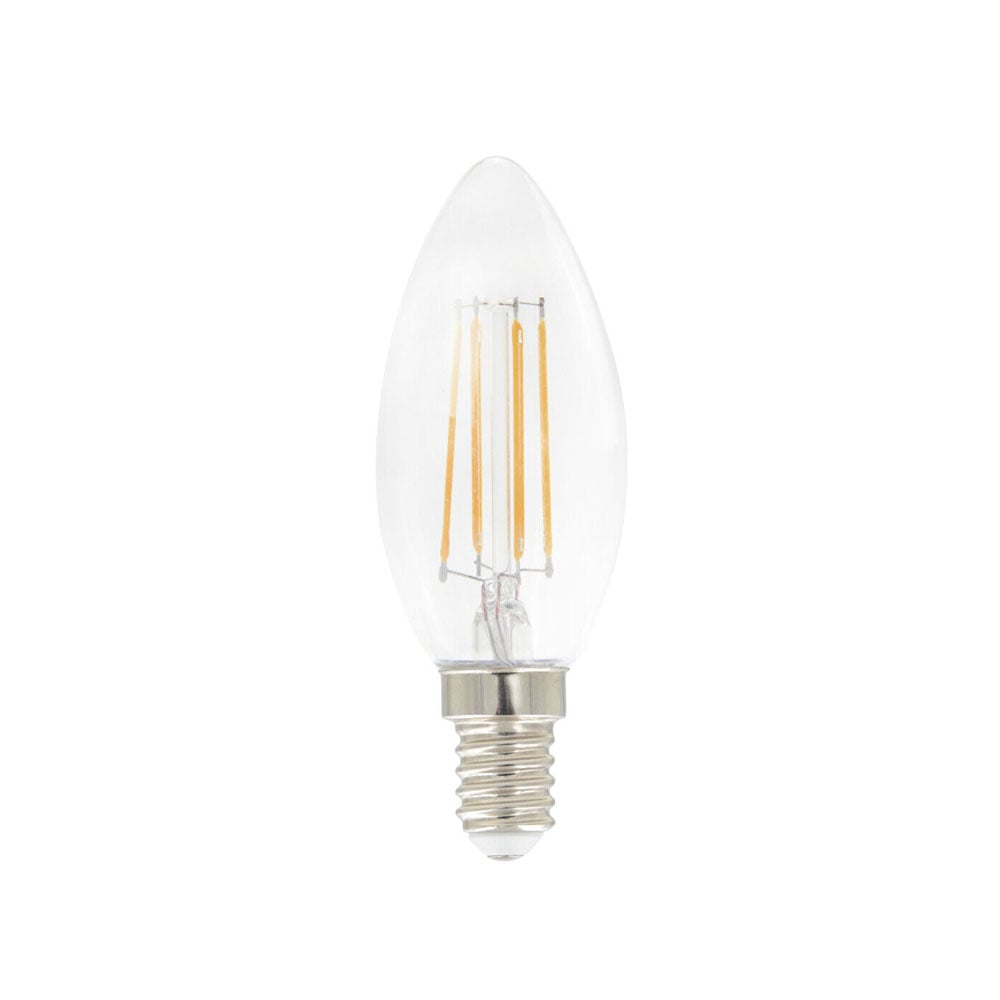 Airam Airam Filament LED Krone lyspære klar, med minne E14, 5W