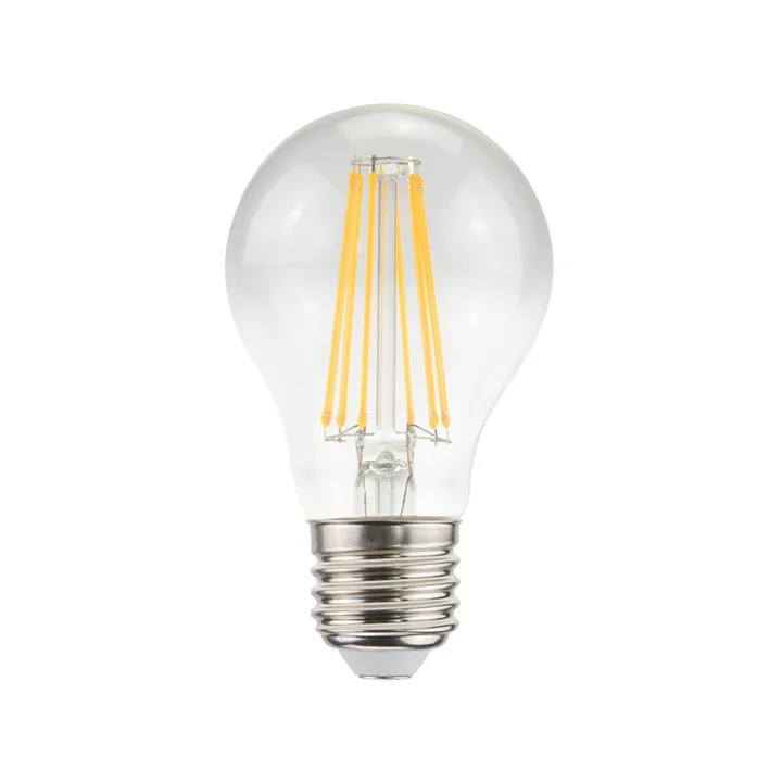 Airam Filament LED lyspære E27 - Klar, dimbar, 2700K 806lm 7W - Airam