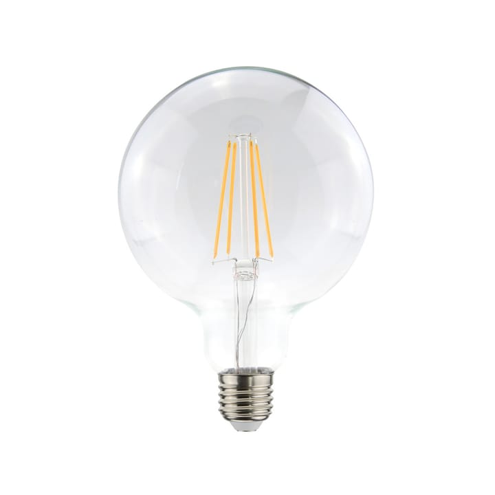 Airam Filament LEDglobe 125MM lyspære, klar, dimbar E27, 4W Airam