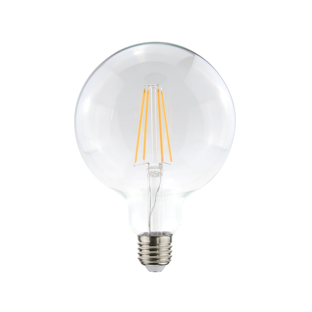 Airam Airam Filament LEDglobe 125MM lyspære Klar, dimbar e27, 4w